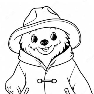 Paddington Ayısı Boyama Sayfaları