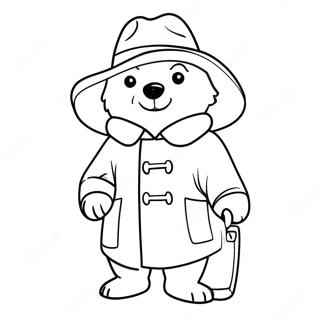 Paddington Bear Coloring Page 73954-58578