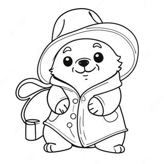 Paddington Bear Coloring Page 73954-58580