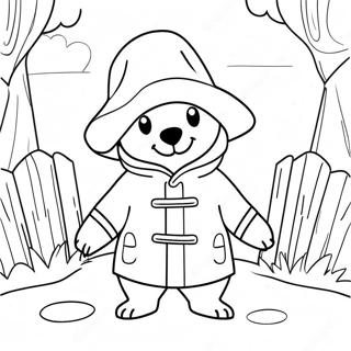 Paddington Ayısı Boyama Sayfaları