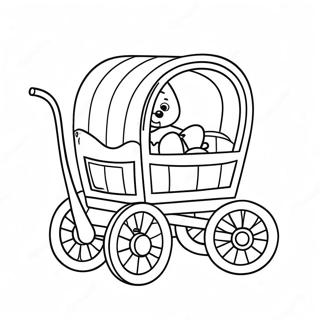 Cute Cartoon Wagon Coloring Page 73965-58565