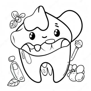 Children's Dental Health Month Coloring Pages