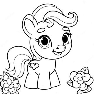 Sweetie Belle With Adorable Accessories Coloring Page 73985-58589