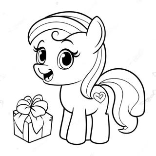 Sweetie Belle With Adorable Accessories Coloring Page 73985-58590