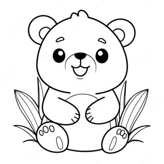 Teddiursa Cute Coloring Page 73994-58595