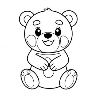 Teddiursa Cute Coloring Page 73994-58596