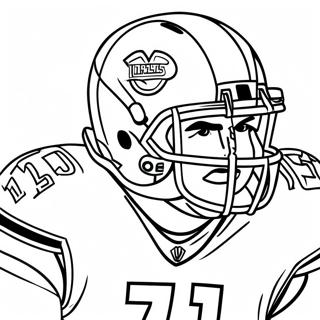 Ezekiel Elliott Coloring Page 74014-58610