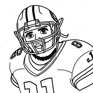 Ezekiel Elliott Coloring Page 74014-58611