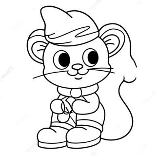 Adventurous Death Puss In Boots Coloring Page 74025-58629