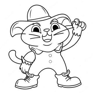 Adventurous Death Puss In Boots Coloring Page 74025-58630