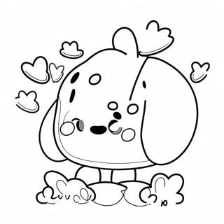 Cute Iphone 13 With Cartoon Face Coloring Page 74035-58625