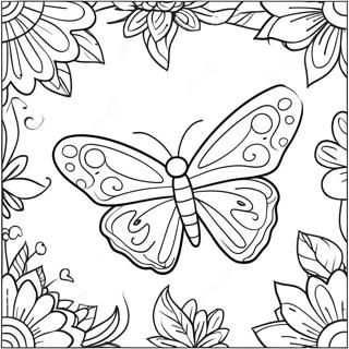 Butterfly Page Coloring Pages