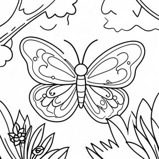 Butterfly Page Coloring Pages