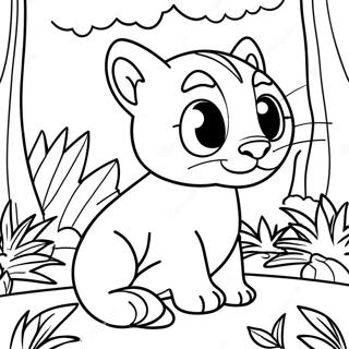 Bagheera Jungle Coloring Pages