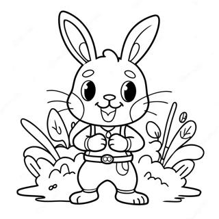 Super Rabbit Boy Coloring Page 74094-58664