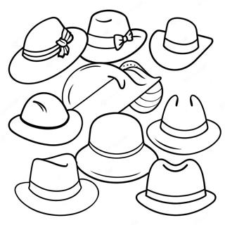 Hats Coloring Pages