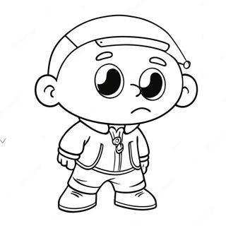 Gangsta Stewie Coloring Page 74114-58693