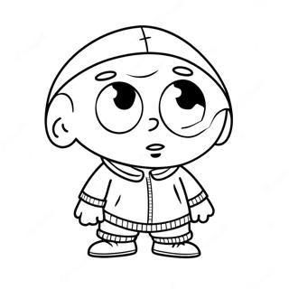 Gangsta Stewie Coloring Page 74114-58694