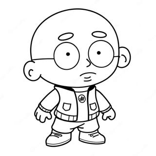 Gangsta Stewie Coloring Page 74114-58695