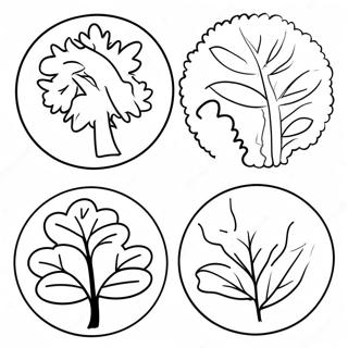 Four Seasons Nature Coloring Page 74124-58707