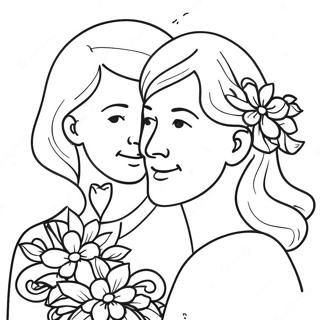 Heartfelt Christian Mothers Day Coloring Page 74145-58718