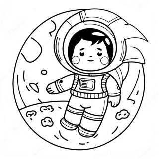 Astronaut Coloring Pages