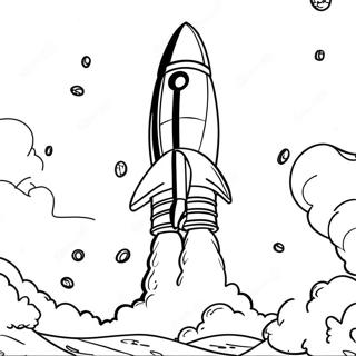 Apollo 11 Rocket Launch Coloring Page 74174-59004