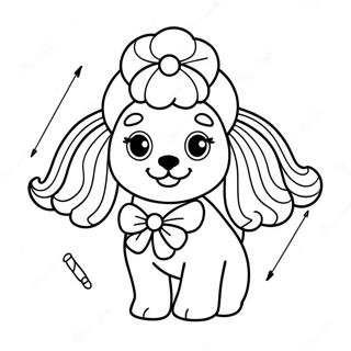 Poodle Coloring Pages