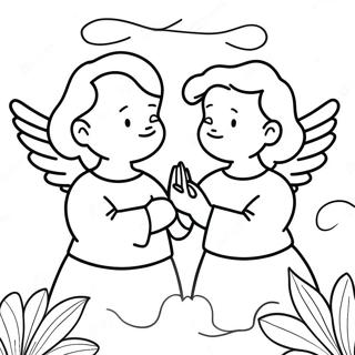 Heaven Coloring Pages