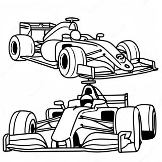 F1 Racerbil Farvelægningsside 7530-5995