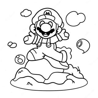 Super Mario 3d World Coloring Page 7560-6008