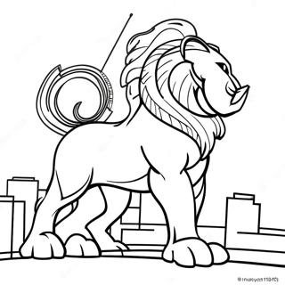 Detroit Lions Coloring Pages