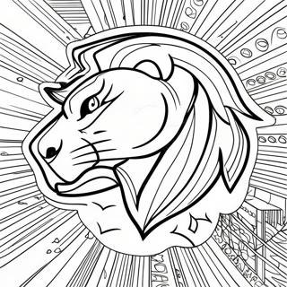 Detroit Lions Coloring Pages