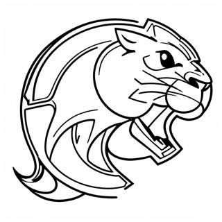 Detroit Lions Logo Coloring Page 7591-6050