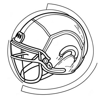 Football Coloring Page 760-611