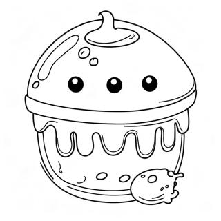 Slime Coloring Pages