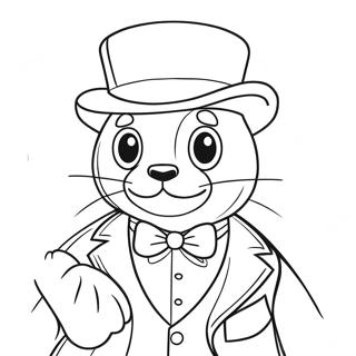 Tuxedo Sam Coloring Pages