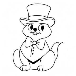 Tuxedo Sam Coloring Page 7630-6074