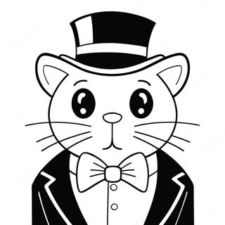 Tuxedo Sam Coloring Page 7630-6075