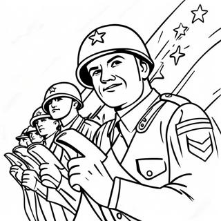 Patriotische Soldaten Ausmalbild 7651-6098