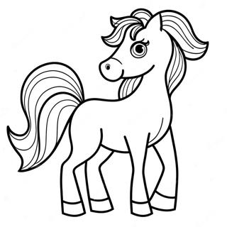 Baby Horse Coloring Pages