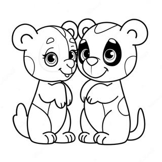 Gabby Und Pandy Paws Ausmalbild 7671-6114