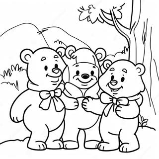 Berenstain Ayıları Boyama Sayfaları