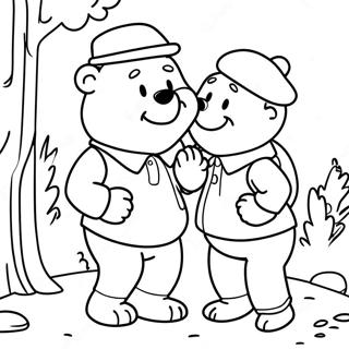 Abenteuerliche Berenstain Bears Ausmalbild 7681-6111