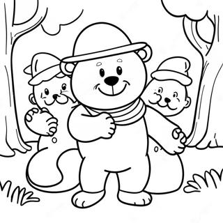 Abenteuerliche Berenstain Bears Ausmalbild 7681-6112