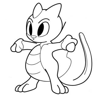 Mewtwo Coloring Page 770-606