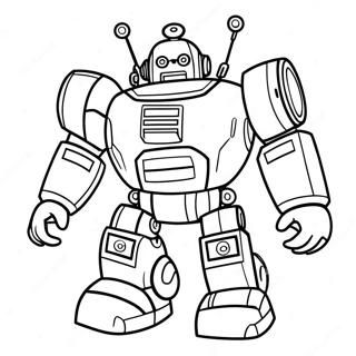 Heroic Rescue Bot Coloring Page 7711-6146