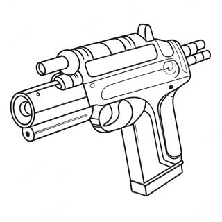 Nerf Gun Coloring Page 7720-6159