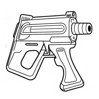 Colorful Nerf Blaster Coloring Page 7721-6162