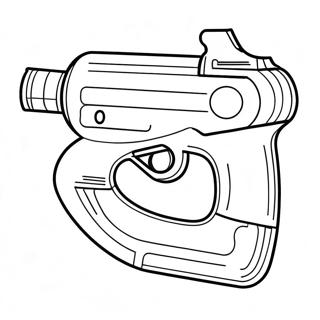 Colorful Nerf Blaster Coloring Page 7721-6163